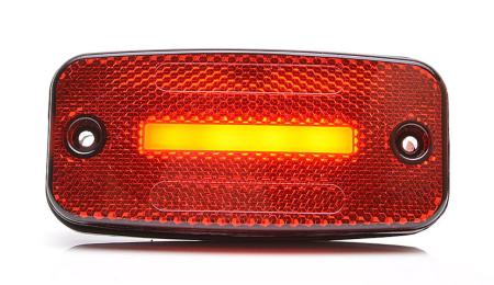 RS LED-ÄÄRIVALO NEON | PUNAINEN | 5M LIITOSJOHTO | 12-24V | 53 X 114 X 23 MM