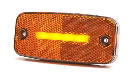 RS LED-ÄÄRIVALO SUUNTAVILKULLA NEON | 5M LIITOSJOHTO | 12-24V | 53 X 114 X 23 MM