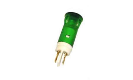 LED-MERKKIVALO PYÖEÄ VIHREÄ 24V 10MM ASENNUSREIKÄ