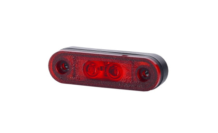 RS LED-ÄÄRIVALO | PUNAINEN | UPPO-/PINTA-ASENNUS | 12-24V | 80 X 22,5 X 7/13,7 M