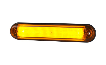 RS LED-ÄÄRIVALO "KUITU" | KELTAINEN | 134X27X15MM