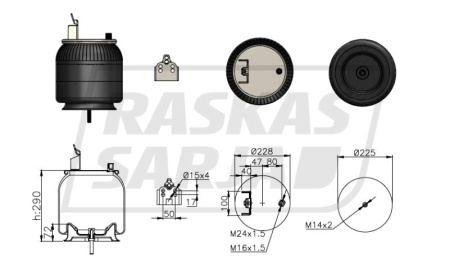 AIREXPERT ILMAJOUSIPALJE VL FH RRH140 | METALLIMÄNTÄ