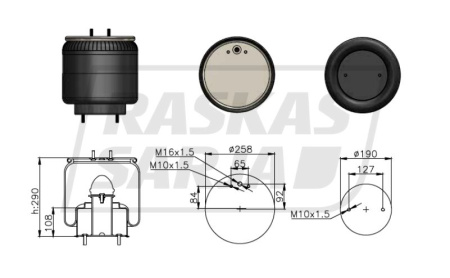 AIREXPERT ILMAJOUSIPALJE VL TELI B12 6X2 | METALLIMÄNTÄ