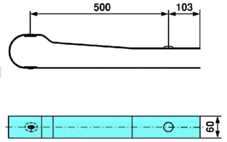AFT VARMISTUSPELTI TUKIJOUSELLE 500 ALU AL-II BPW