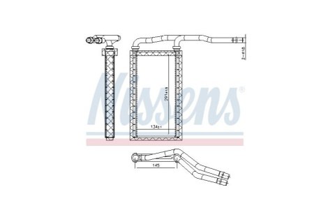 NISSENS KENNO LÄMMITYSLAITEELLE SC PGTR-SRJ 301X147X20MM