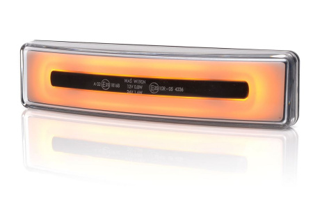 RS LED-KULMAVALO SC | KELTAINEN | NEON | PISTOKKEELLA | 12-24V | 180 X 43 MM