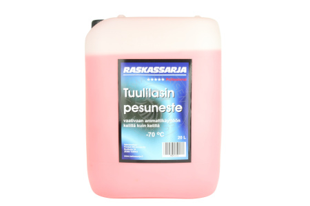 RASKASSARJA TUULILASINPESUNESTE -70° 20L, PUNAINEN