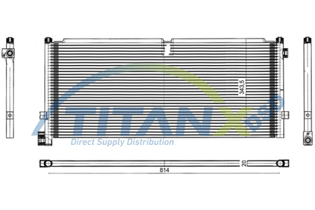 TITANX LAUHDUTIN ILMASTOINTILAITTEELLE VL FH12/16 