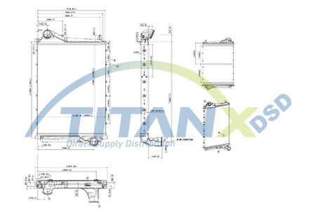 TITANX OE VÄLIJÄÄHDYTIN VL FM-FMX | 945X727X68MM