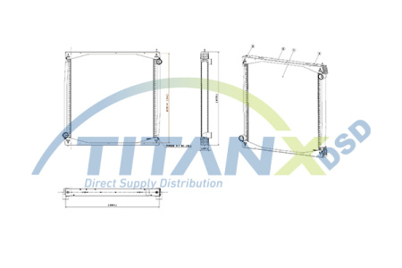 TITANX OE JÄÄHDYTIN SC 4-SRJ | 860X938X52 MM