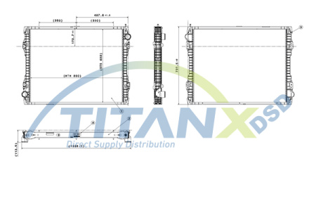 TITANX OE JÄÄHDYTIN SC P-SRJ | 860X690X42
