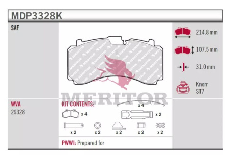 MERITOR JARRUPALASARJA ST7 SAF 22,5'