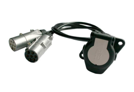 JAEGER ADAPTERIJOHTO | 24V | 15-NAP RASIA + 2X7-NAP NATO | 1M