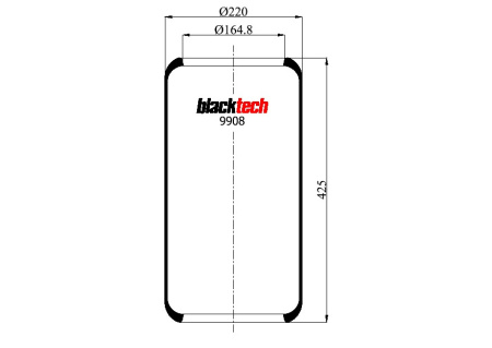 BLACKTECH KUMI ILMAJOUSIPALKEELLE ETU SC L-AUTO 