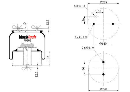 BLACKTECH ILMAJOUSIPALJE SC 4-SRJ L-A ETU AMA780 