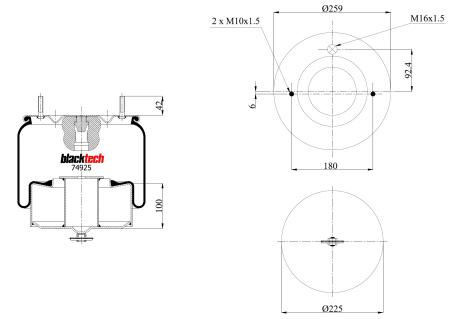 BLACKTECH ILMAJOUSIPALJE ETU VL FH/FM LOW