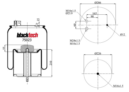 BLACKTECH ILMAJOUSIPALJE RVI, 2-ILMALIITINTÄ KANNESSA