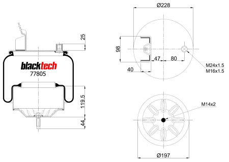 BLACKTECH ILMAJOUSIPALJE TAKA VO FH CHH LOW RAD-A4/RST-AIR2