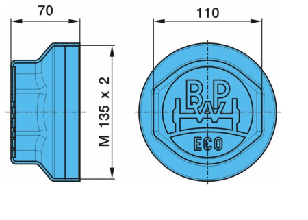 BPW KAPSELI M135X2 H/K/N ECO 12T