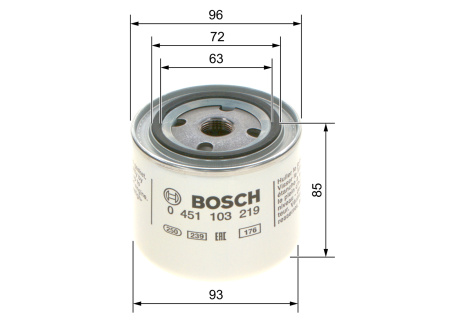 BOSCH ÖLJYNSUODATIN VAIHTEISTOLLE VL | P3219