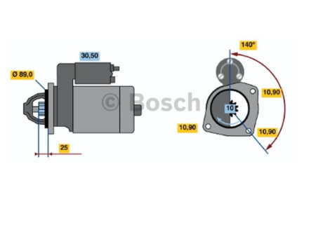 BOSCH |RV| KÄYNNISTIN IVECO