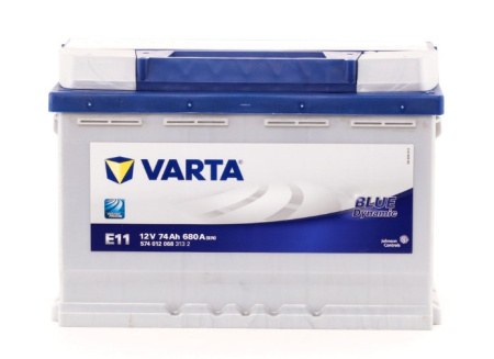 VARTA E11 BLUE DYNAMIC AKKU 74AH 278X175X190MM THERMO KING