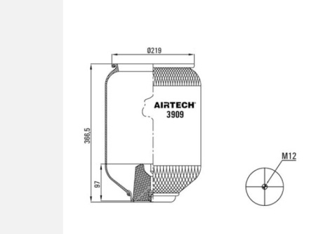 AIRTECH ILMAJOUSIPALJE 3909 | EI ALAMÄNTÄÄ