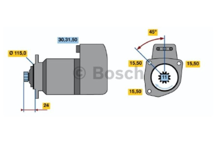 BOSCH |RV| KÄYNNISTIN IVECO