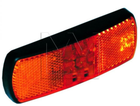 ERMAX LED-SIVUVALO 9-33V KELTAINEN 0,5M JOHDOLLA