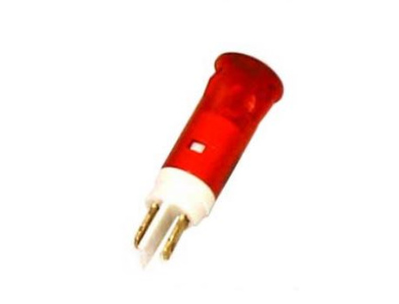 LED-MERKKIVALO PYÖEÄ PUNAINEN 24V 10MM ASENNUSREIKÄ