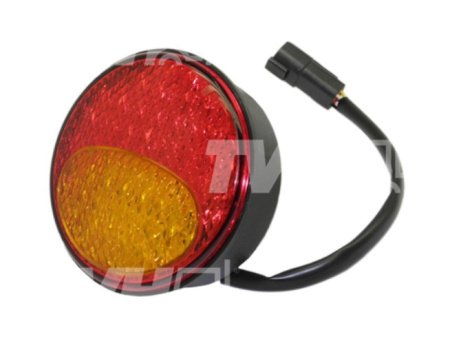 LED-TAKALYHTY PYÖREÄ Ø122MM 24V KALMAR 