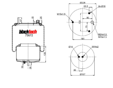 BLACKTECH ILMAJOUSIPALJE VL FH4 TAKA RIH170, FRAME266 
