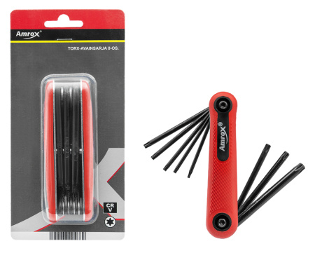 AMROX TORX-AVAINSARJA LINKKARI 8-OS. CRV
