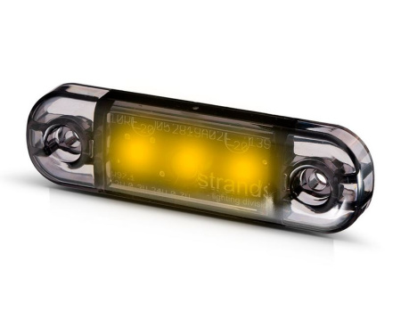 SIVUVALO KELTAINEN, 3LED DARK KNIGHT SLIM, 1000 MM