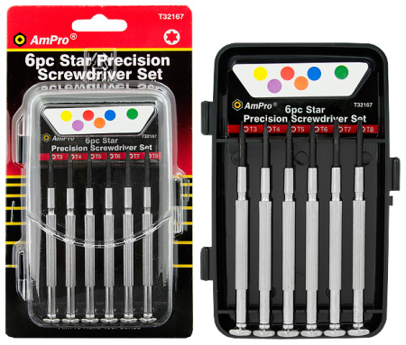 MIKRORUUVIMEISSELISARJA 6-OS. TORX