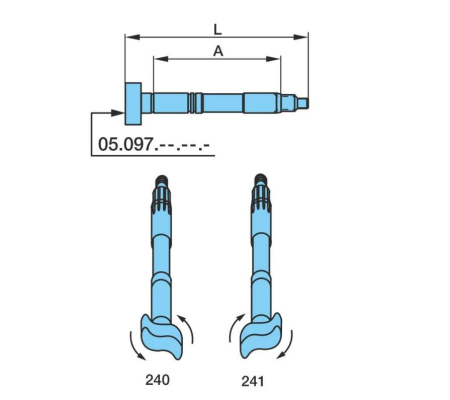 BPW S-AKSELI VASEN  L=480 A=361,5 