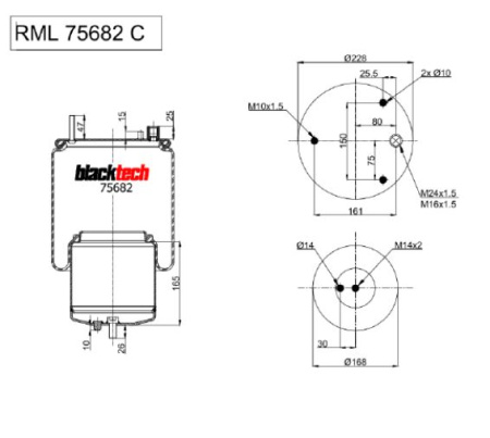BLACKTECH ILMAJOUSIPALJE VL FH4 TAKA RIH170, FRAME266