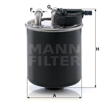 MANN POLTTOAINESUODATIN MB SPRINTER OM642