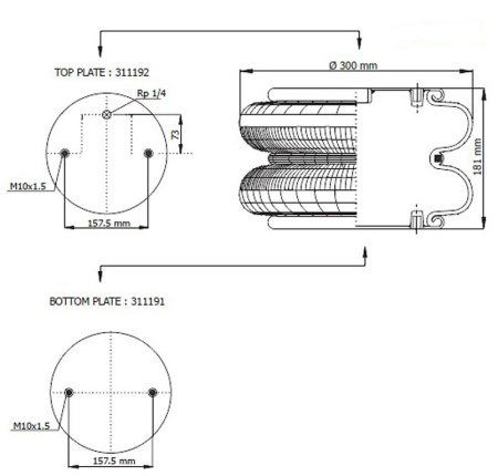 AIRTECH NOSTOPALJE 12X2 NIPPA SIVUSSA 1/4'  IVECO/ SAF