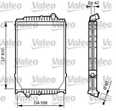 RADIATOR VOLVO TRUCKS FL6