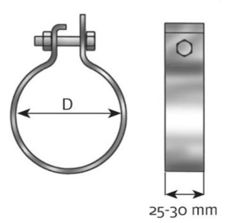 KIRISTIN DIN 85.5 MM, 3 3/8