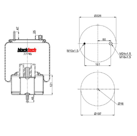 BLACKTECH ILMAJOUSI VL FM4/FH4 PUSHER RIH170/FRAME266