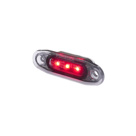 PURELUX SIDE MARKER 3LED RED TUMMA LINSSI