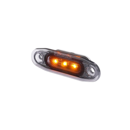 PURELUX SIDE MARKER 3LED VALKOINEN TUMMA LINSSI