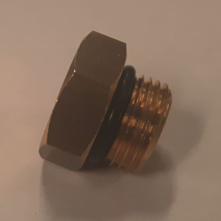 GV SINGLE-LINE TULPPA JAKOTUKKIIN 1/2"-24 UNS MESSINKI