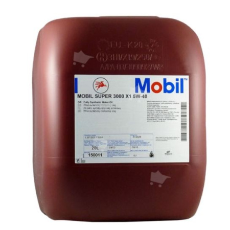 MOBIL SUPER 3000 X1 5W-40 ÖLJY 20L