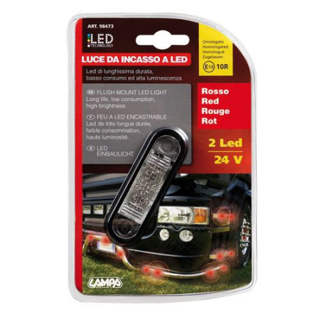 LED-ÄÄRIVALO PUN 24V