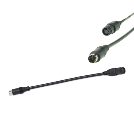 CAMERA CABLE FOR CRT SYSTEMS, BLACK, 6-PIN DIN